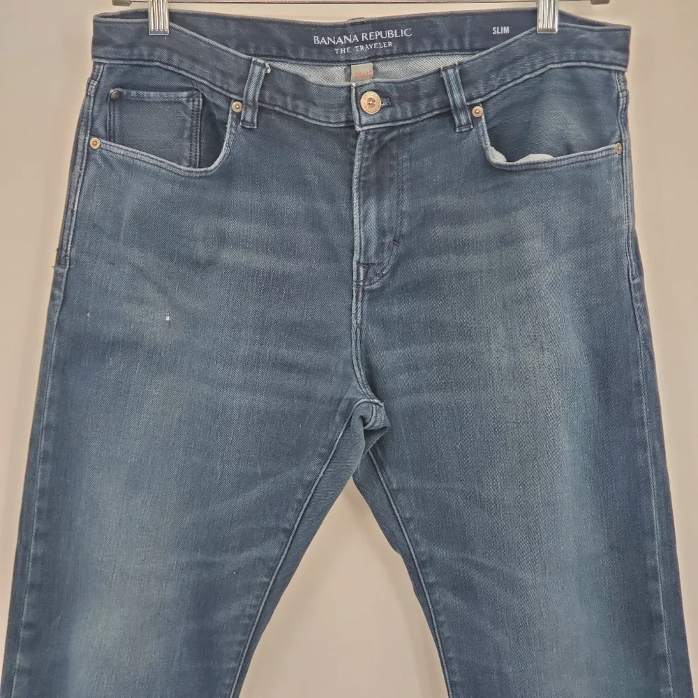 ♤♤ Banana Republic Mens The Traveler Jeans Size 35x32